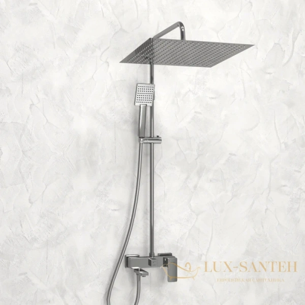 душевая система wasserkraft a177.119.141.087.ch 400 мм, хром