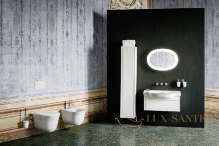 раковина laufen the new classic 8.1385.5.000.109.1 подвесная 80 см, белый глянцевый