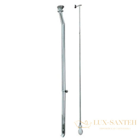 механизм слива artceram hermitage hea006 71 с высокой трубой, хром