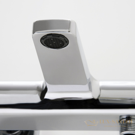 термостатический смеситель для ванны wasserkraft naab 8611 thermo, хром