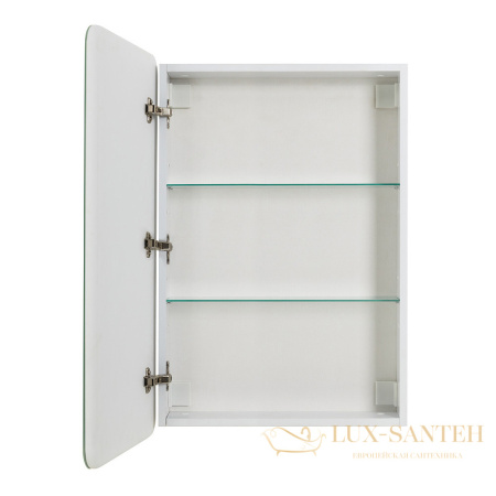 зеркальный шкаф belbagno marino spc-mar-600/800-1a-led-tch 60 см с подсветкой, белый