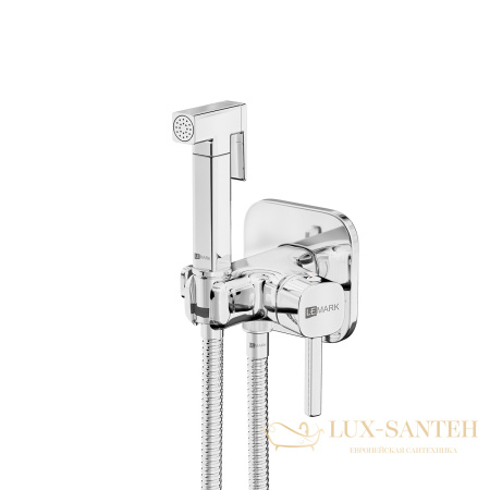гигиенический душ lemark solo lm7173c,  со встроенным смесителем, хром