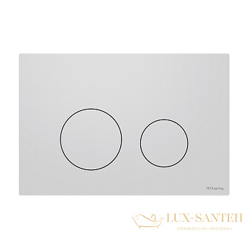 панель смыва tece, tecespring loop, s240921, двухрежимная, белый матовый