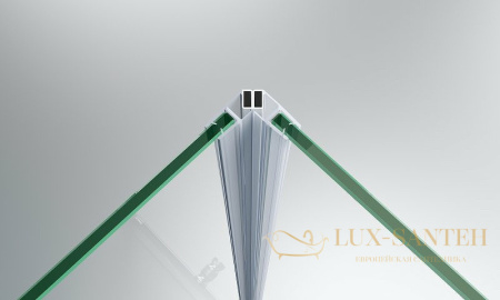 душевой уголок belbagno etna etna-ah-12-120/80-c-cr 120х80 см профиль хром, стекло прозрачное 