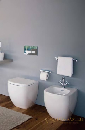 биде laufen palomba collection 8.3280.1.400.304.1 напольное, белый