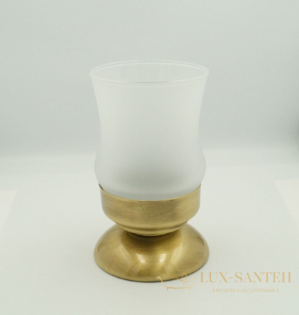 стакан stil haus elite el10ар(25) настольный на ножке, бронза