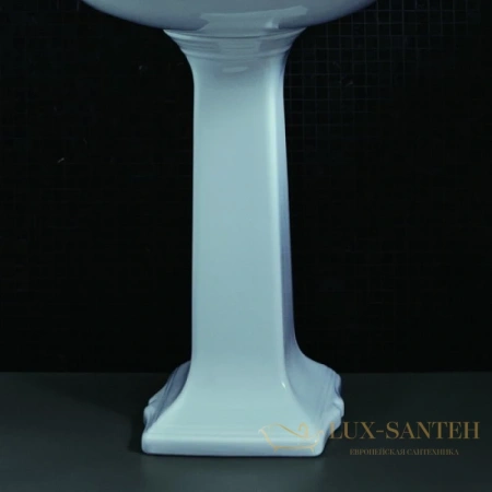 пьедестал для раковины simas arcade ar805bi, белый