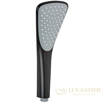 душевая лейка kludi fizz 1s 6760039-00, черный матовый