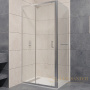 душевой уголок rgw passage 4108741169-11 pa-74-1 160x90, профиль хром, стекло прозрачное
