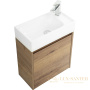 тумба под раковину belbagno kraft mini kraft mini-500/260-1a-so-rt-r 50 см r подвесная, rovere tabacco