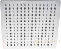 душевая квадратная ультраплоская антикальцевая головка aqg atlas 11atl0220c30 c30 см, хром