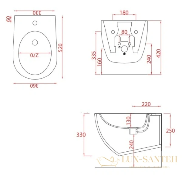 биде artceram file 2.0 flb001 16 00 blu zaffiro подвесное, сапфир