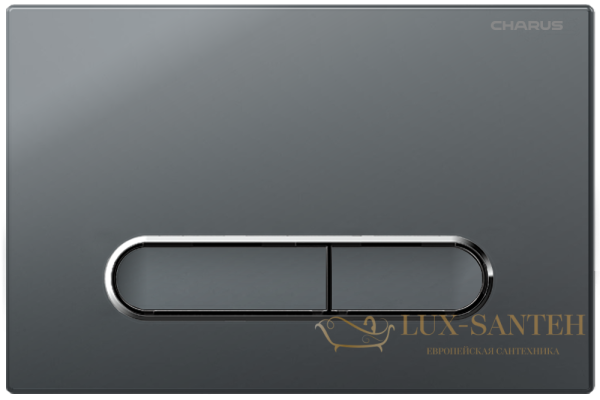 панель смыва charus tm, magnus, fp.340.grp.01, графит