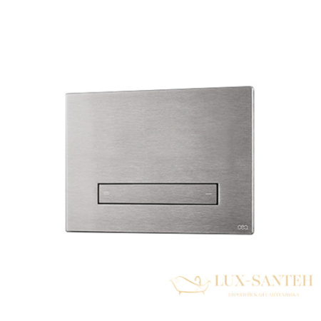 панель смыва для унитаза, cea design hydroplate, нержавеющая сталь, сатин pla 19 s