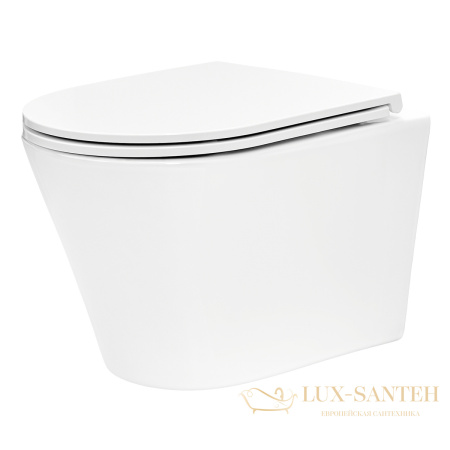 комплект tece basic k955203wcb с подвесным унитазом и панелью смыва tecespring v, белый глянцевый/хром