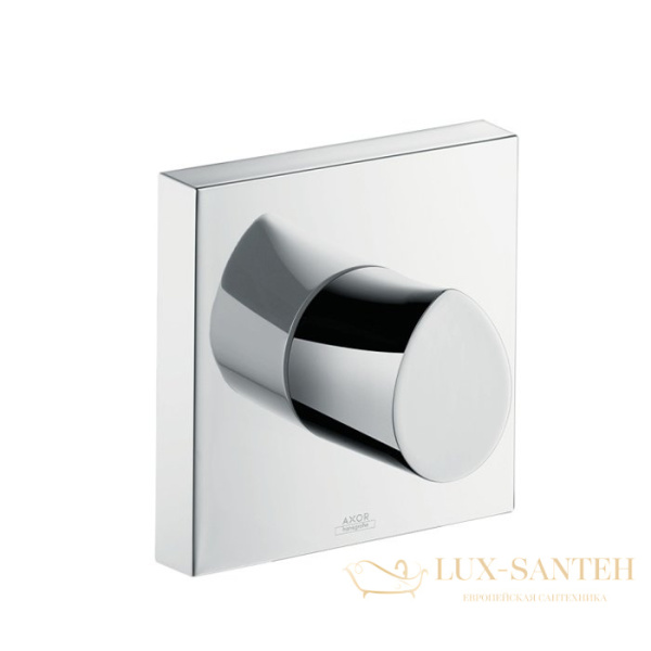 термостат встраиваемый axor starck organic, 12712000, highflow, для душа, 1 потребитель, (внешняя часть), хром