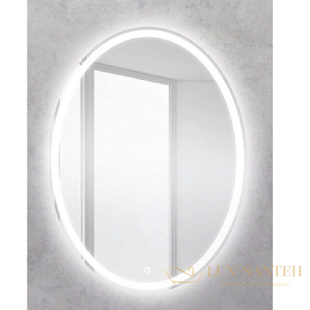 зеркало belbagno spc spc-vst-600-800-led-btn 60 см с кнопочным выключателем, с подсветкой 