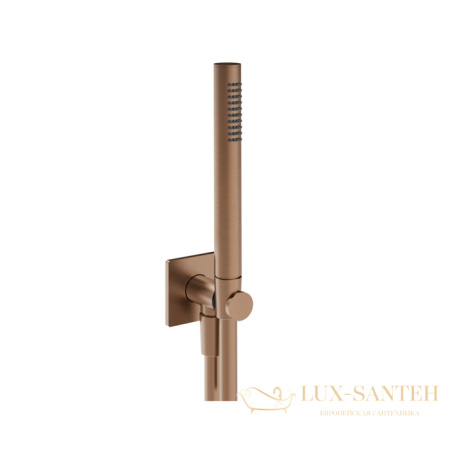 душевой комплект gessi inverso 73523.708, copper brushed pvd