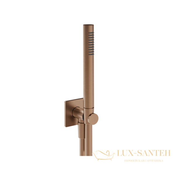 душевой комплект gessi inverso 73523.708, copper brushed pvd