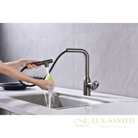 смеситель paulmark urban ur213104-b для кухни с подключением к фильтру, беретта