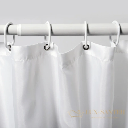 штора wasserkraft vils sc-10201 для ванной комнаты, белый