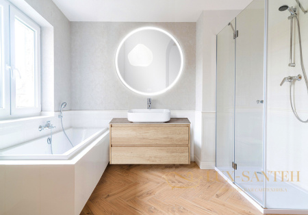 зеркало belbagno spc-rng-900-led-tch-warm 90 см с подсветкой, с подогревом, с сенсорным выключателем