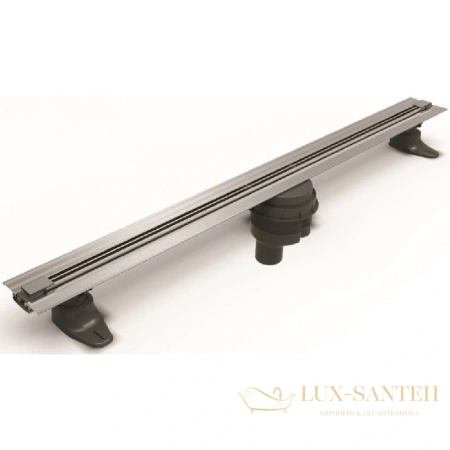 душевой канал berges super slim 091053 700 мм, хром