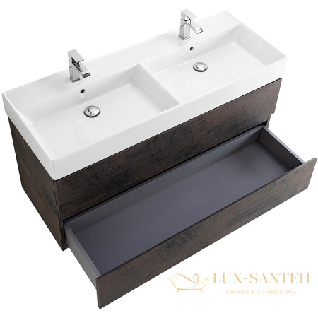 тумба под раковину cezares molveno 46 molveno 46-120-2c-so-2-oss 120 см подвесная, ossido