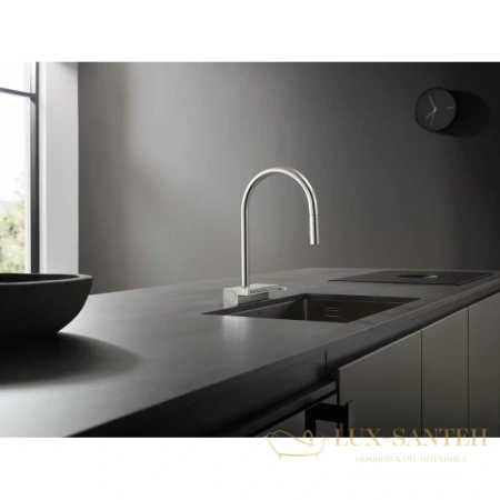 смеситель для кухни hansgrohe aquno select m81 73831800 сталь