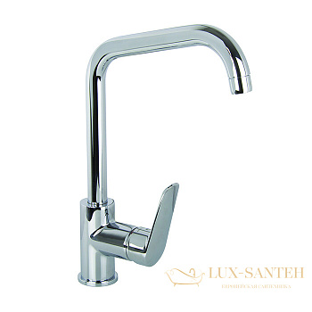 смеситель для кухни spot fima carlo frattini kitchen, f3007/1rcr, с поворотным изливом, хром