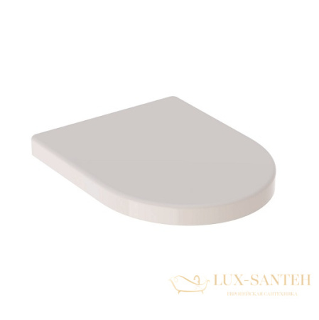 сиденье geberit renova plan 573085000 с крышкой с механизмом плавного закрывания, белый