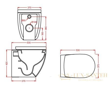 унитаз напольный artceram file 2.0 flv005 17 00, черный матовый