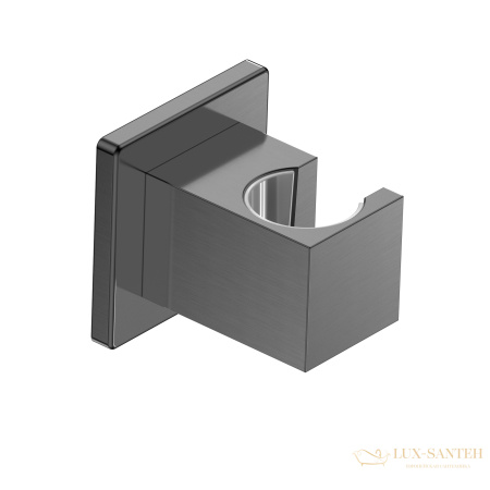 держатель ручного душа aquame aqm8721gm, оружейная сталь брашированная