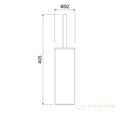 ерш напольный/настенный timo saona 13161/00, хром