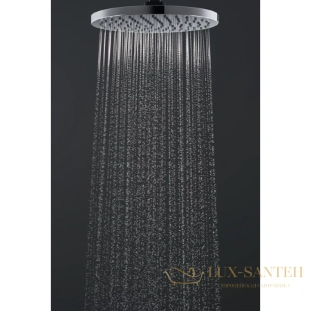 верхний душ hansgrohe vernis blend 26277670 200 1jet ecosmart, черный матовый