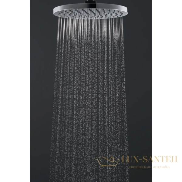 верхний душ hansgrohe vernis blend 26277670 200 1jet ecosmart, черный матовый