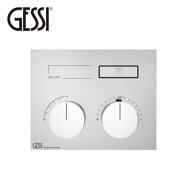 термостатический смеситель gessi hi-fi compact 63002.031 для душа, хром