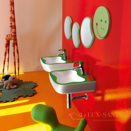 декор для зеркала laufen flora kids 4.6161.1.003.472.1 262х296 мм 