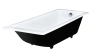 чугунная ванна wotte line 170x70, line 1700x700, цвет белый