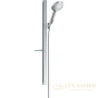 душевой гарнитур hansgrohe raindance select s 27649000 ecosmart, хром