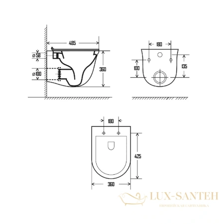 комплект aquame aqm42005cr: инсталляция с клавишей aqm4001cr, унитаз aqm2005 с быстросъемным сиденьем микролифт