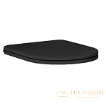 Крышка сидение для унитаза с микролифтом HATRIA FUTURA Y9AQ02, черный матовый