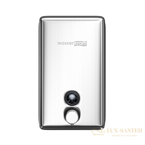 диспенсер для жидкого мыла wasserkraft k-10099 1200 мл, никель матовый