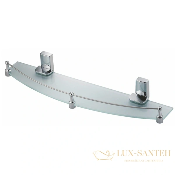 полка стеклянная wasserkraft leine k-5044 50 см, хром