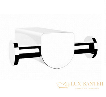 двойной крючок gessi rilievo 59522.279 для халата/полотенца, white cn