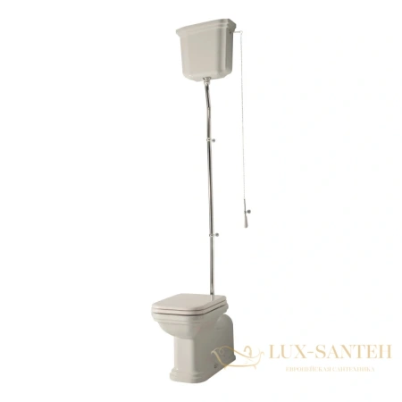 бачок высокий для унитаза kerasan waldorf 418001bi, белый