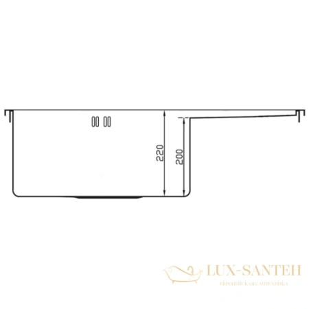 кухонная мойка seaman eco marino smb-6351rs.a, нержавеющая сталь