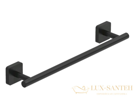 полотенцедержатель 300 мм, kludi vela s, 2596239, черный матовый