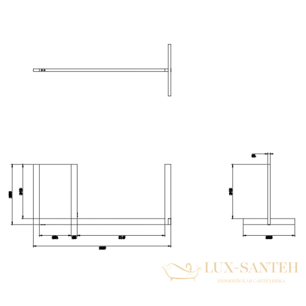 полотенцедержатель напольный gessi inverso accessories 20939.726, warm bronze br pvd