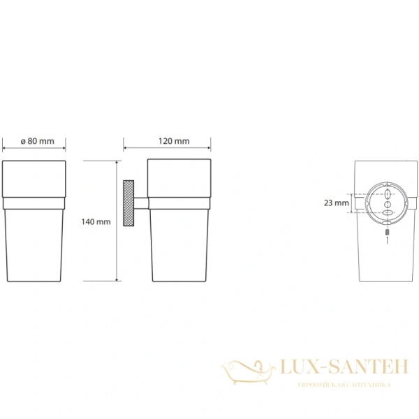 стакан для зубных щеток bemeta stella 166110012 настенный, хром